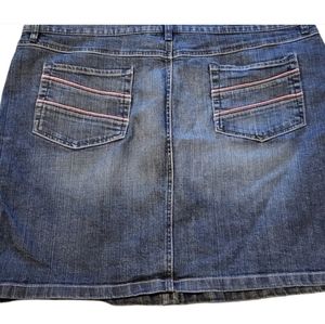 Old Navy Denim Front Slit Skirt Plus Size